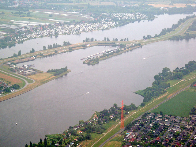 Elbe bei Oortkaten, Campingplatz Hohendeicher See