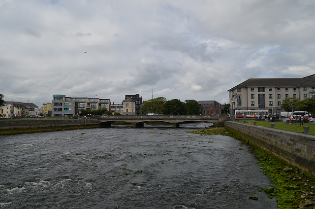 Galway, River Comb and Wolfe Tone Bridge
