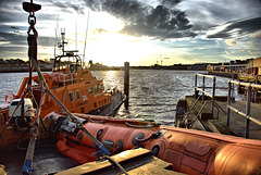 Lifeboats at North Shields