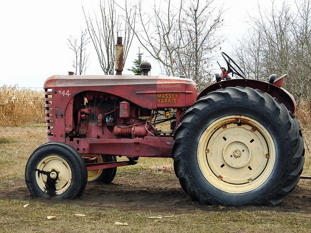 Old Massey-Harris 44 tractor