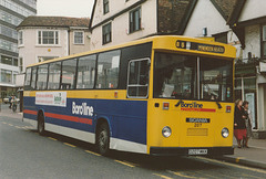 Boro’line Maidstone 207 (D207 MKK) in Maidstone – May 1988 (64-14)