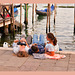 Jóvenes de vacaciones en Venecia