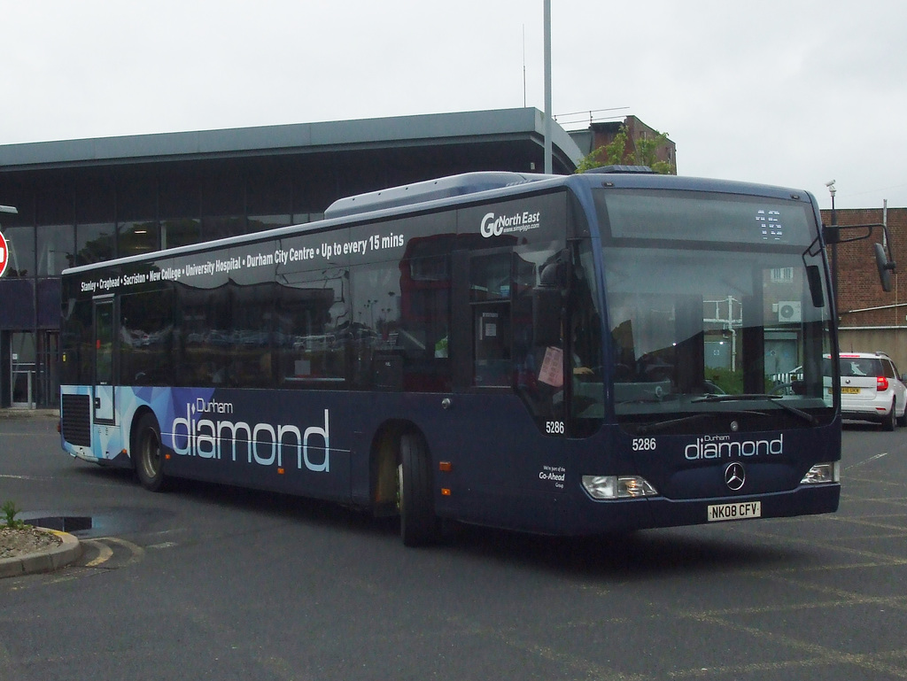 DSCF4129 Go North East (Go-Ahead Group) 5286 (NK08 CFV) in Stanley - 18 Jun 2016