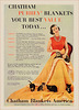 Chatham Blanket Ad,1955