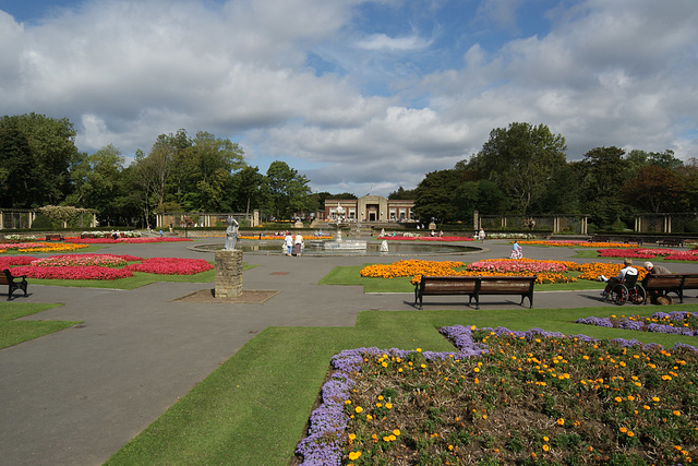 Italianate Gardens In Stanley Park