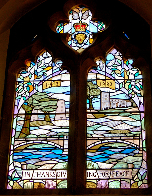 Stained glass window, East Bridgford Church, Nottinghamshire
