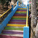 Escalier coloré / Colourful stairway