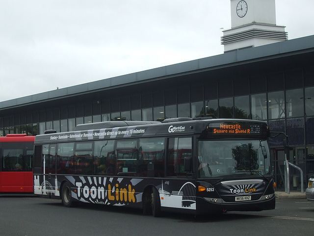 DSCF4122 Go North East (Go-Ahead Group) 5253 (NK56 KHZ) in Stanley - 18 Jun 2016