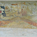 Fresque de l'église du Mont Dol :  Cène et Gethsémani
