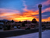 A Tethered Aerostat Sunset