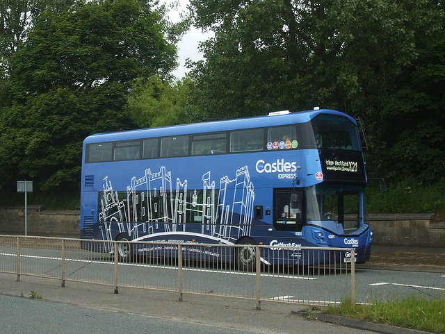 DSCF4109 Go North East (Go-Ahead Group) 6301 (NK16 BXA) near the Angel of the North - 18 Jun 2016