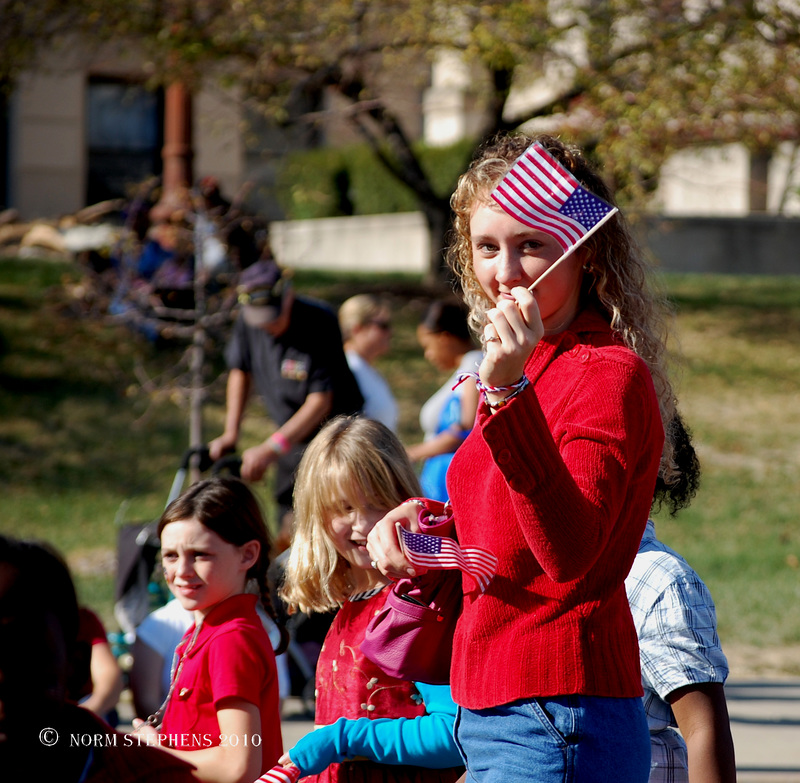 Eyeing the Flag