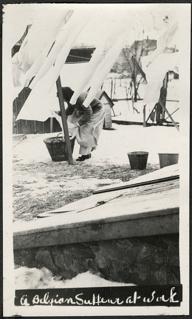 "A Belgian Sufferer at Work"