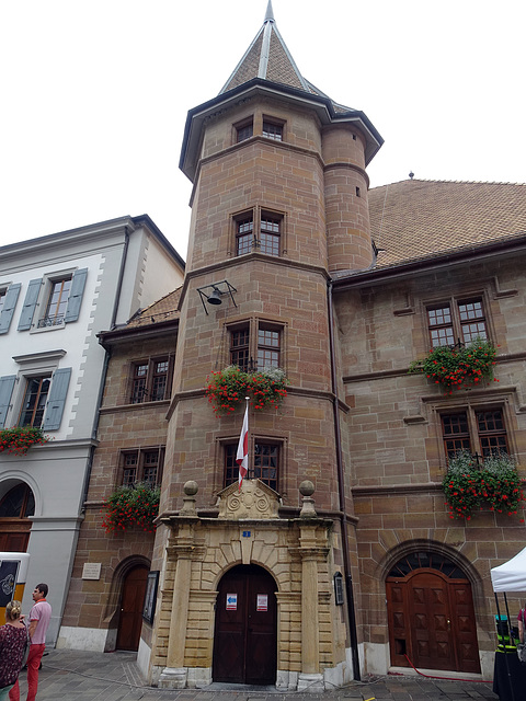 Gebäude an der Grad Rue in Morges