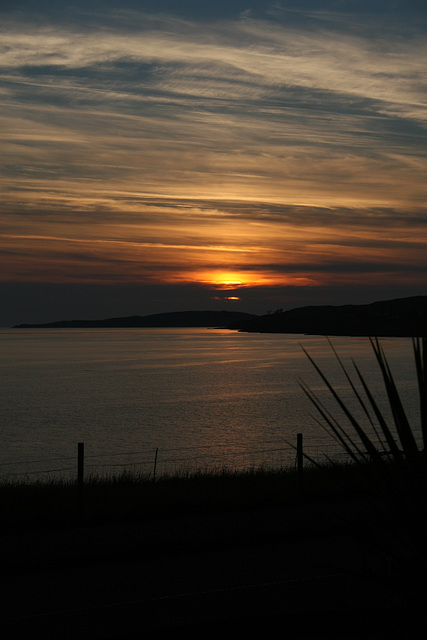 Sunset from Gairloch 9th September 2015