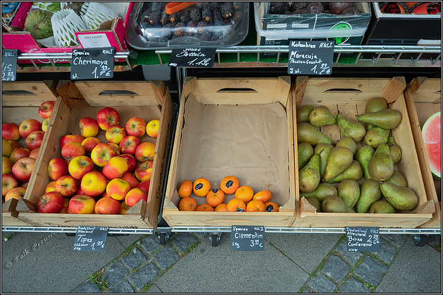 Zwischen Äpfel und Birnen