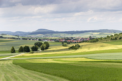 Riesbürg view north to the Ipfberg