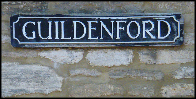 Guildenford street sign