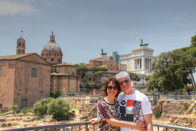 Davanti al foro romano