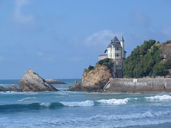 Biarritz, le rocher de la Vierge