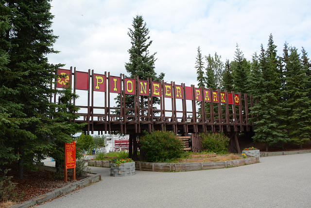 Alaska, Entrance to Fairbanks Pioneer Park