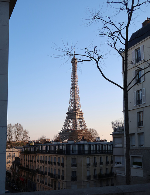 Vue de la Tour Eiffel