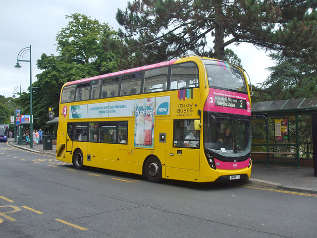 DSCF3658 Yellow Buses 203 (SN17 MTX) in Bournemouth - 27 Jul 2018