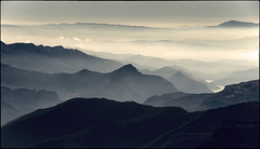 Panoràmica des del cim del Moixeró