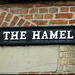 The Hamel street sign