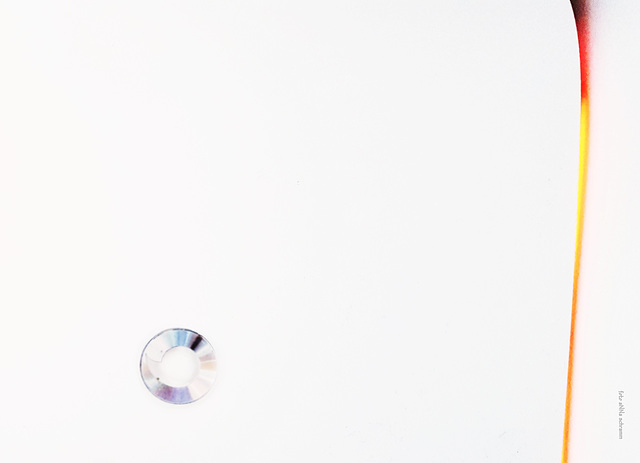 white with a little bit of color