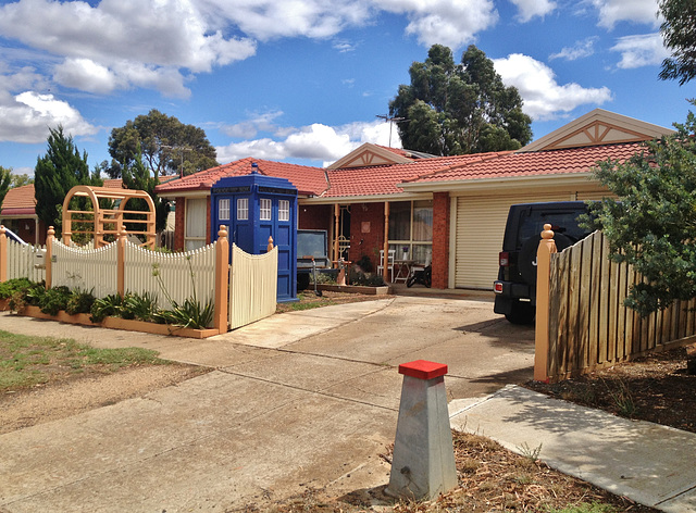 the Tardis in Bacchus Marsh!