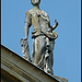 Queens College roof statue