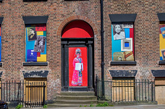 Doorway in China Town. Liverpool