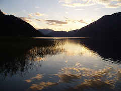 Sonnenuntergang am Ossiacher See
