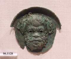 Silvered Bronze Roundel with a Satyr Head in the Metropolitan Museum of Art, December 2010