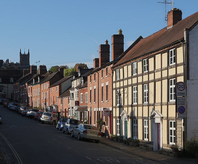 Lower Broad Street in the evening sunshine