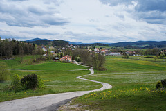 Blick auf Blaibach