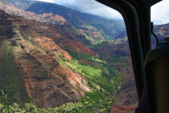 Hubschrauberflug über Hawaii