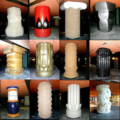 Columnas de la Alhóndiga de Bilbao. Azkuna Zentroa