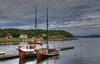 Boats in Lysøysundet.