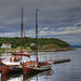 Boats in Lysøysundet.