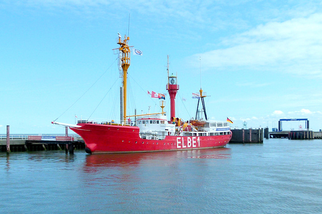 Ehemaliges Feuerschiff in Cuxhaven