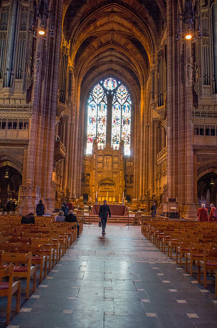 Interior of the Anglican Cathedral, c4Liverpool