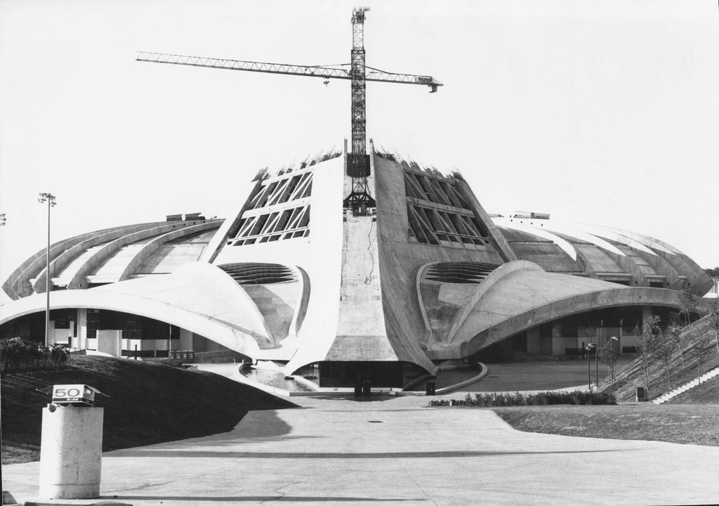 stade olympique en 1976