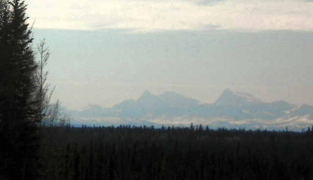 Alaska Range from 80 miles away