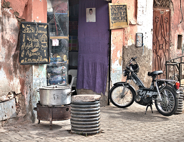 In the streets of Marrakech