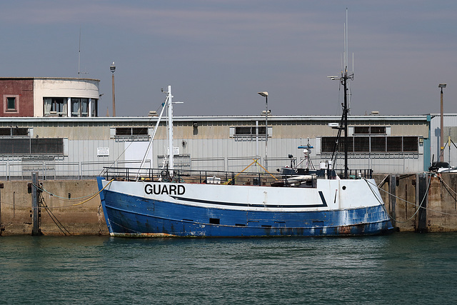 "Guard" - the sentry boat for Weymouth harbour