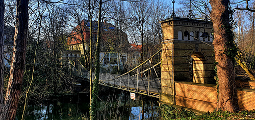 Immer wieder schön: die Rosentalbrücke