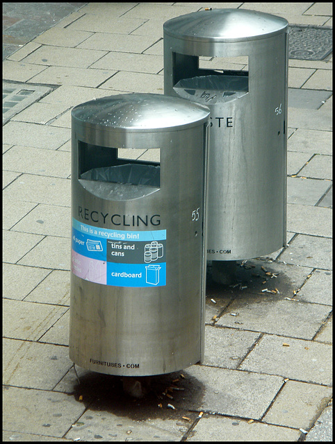 Colin Cook trash cans