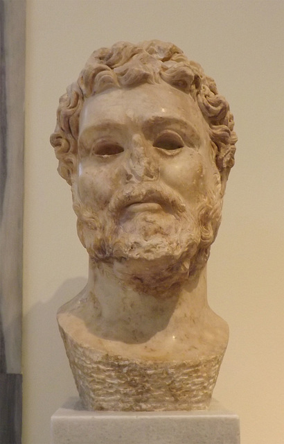 Portrait Head from Athens in the National Archaeological Museum of Athens, May 2014